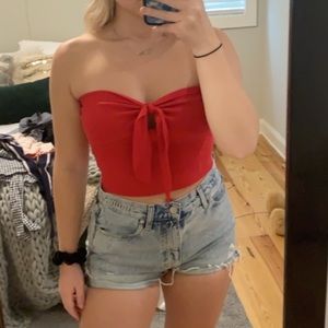 NWOT Red Tube Top